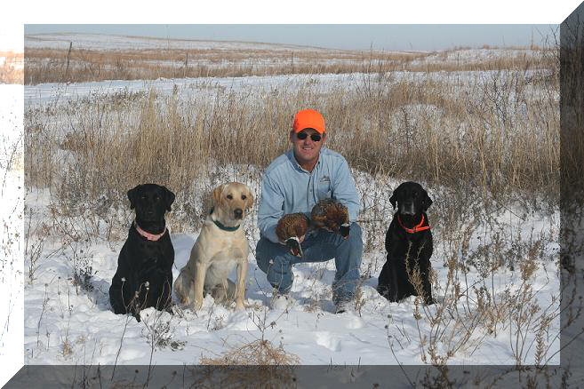 Kevin, Satin, Jake & Rosco in South Dakota