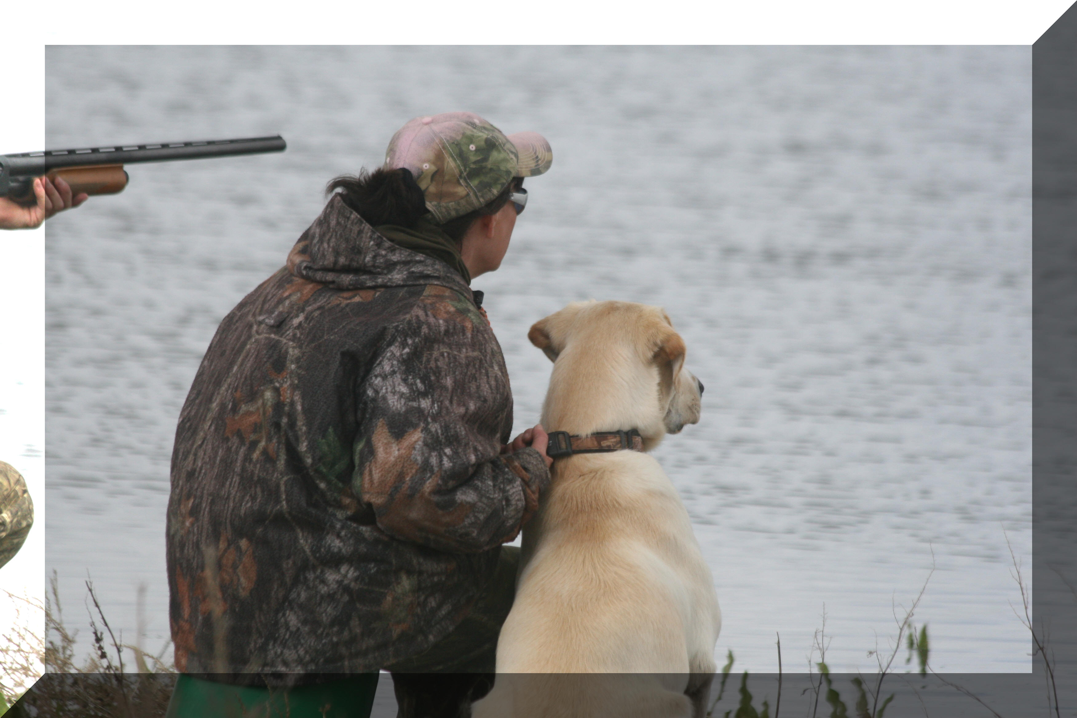 Me and Blaze at a hunt test