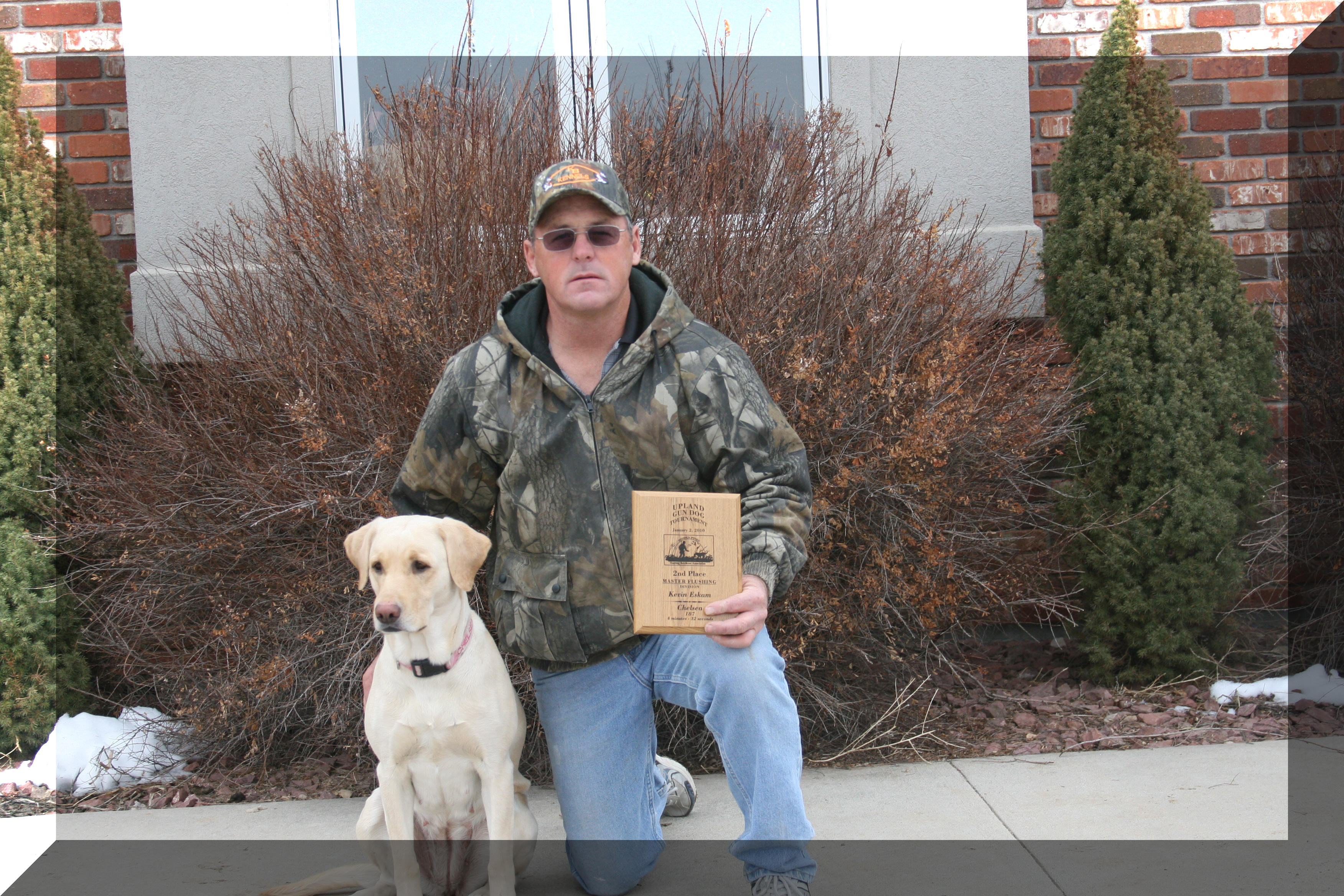 Chelsea 2nd place upland gundog tournament